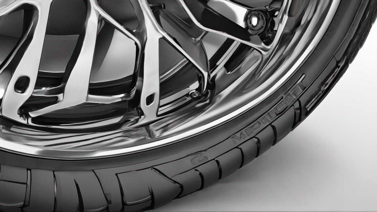 Opony Michelin z charakterystycznym bieżnikiem zapewniającym doskonałą przyczepność
